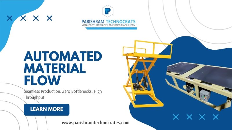The Backbone of Efficiency: Automating Material Flow with Conveyors and Scissor Lifts
